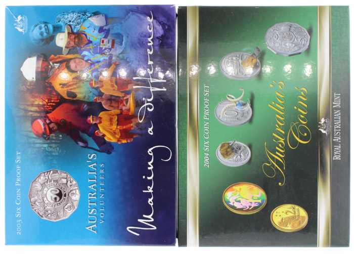 Australia 2003 & 2004 Proof... image