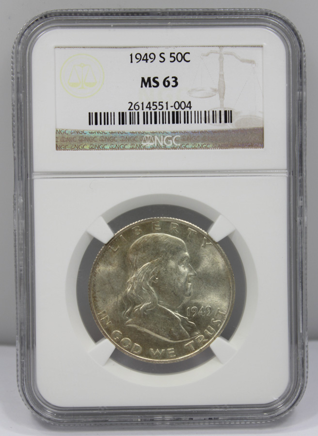 USA 1949 'S' Half Dollar, N... image