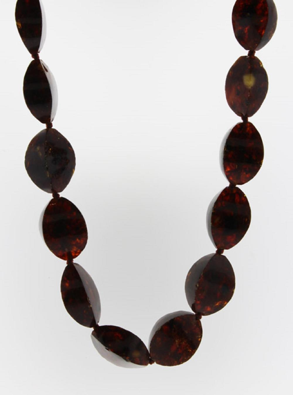 Dark Amber Necklace with st... image