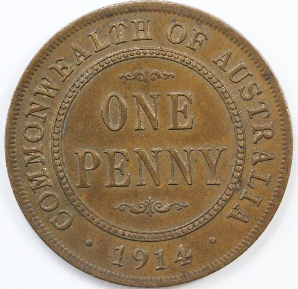 Australia. 1914 Penny, virt... image