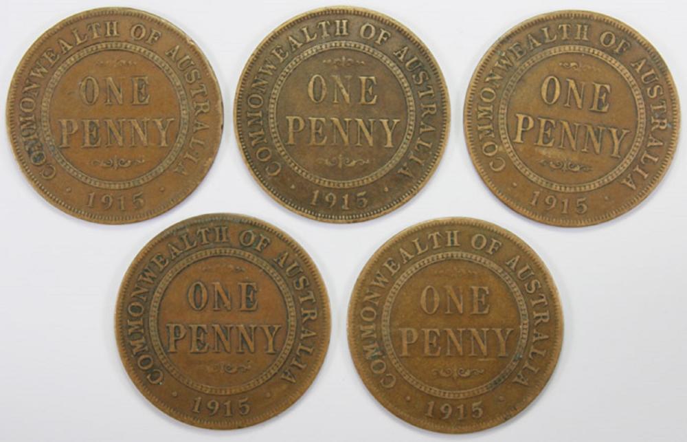 Australia. 1915 H Penny, Ve... image