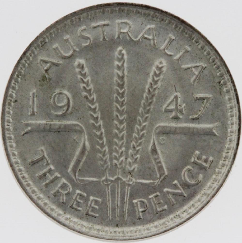 Australia. 1947 Threepence,... image