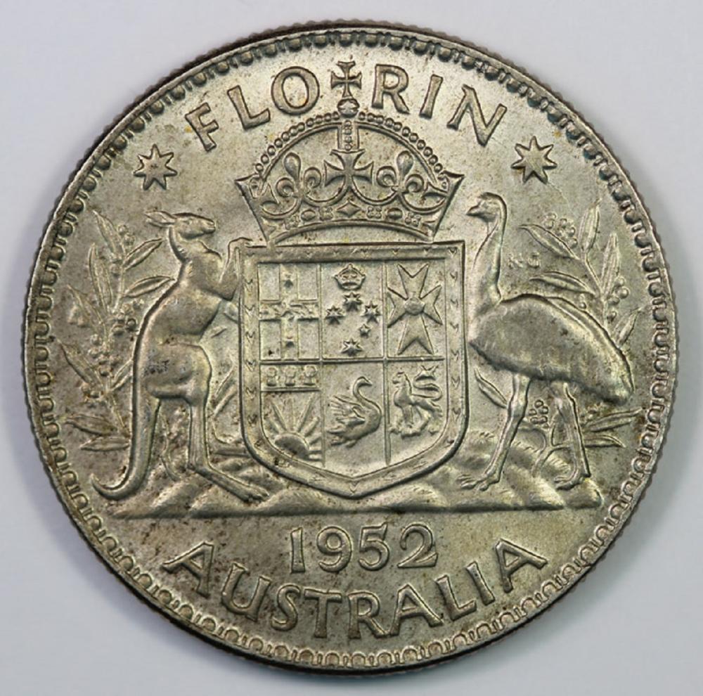 Australia. 1952 Florin, Cho... image