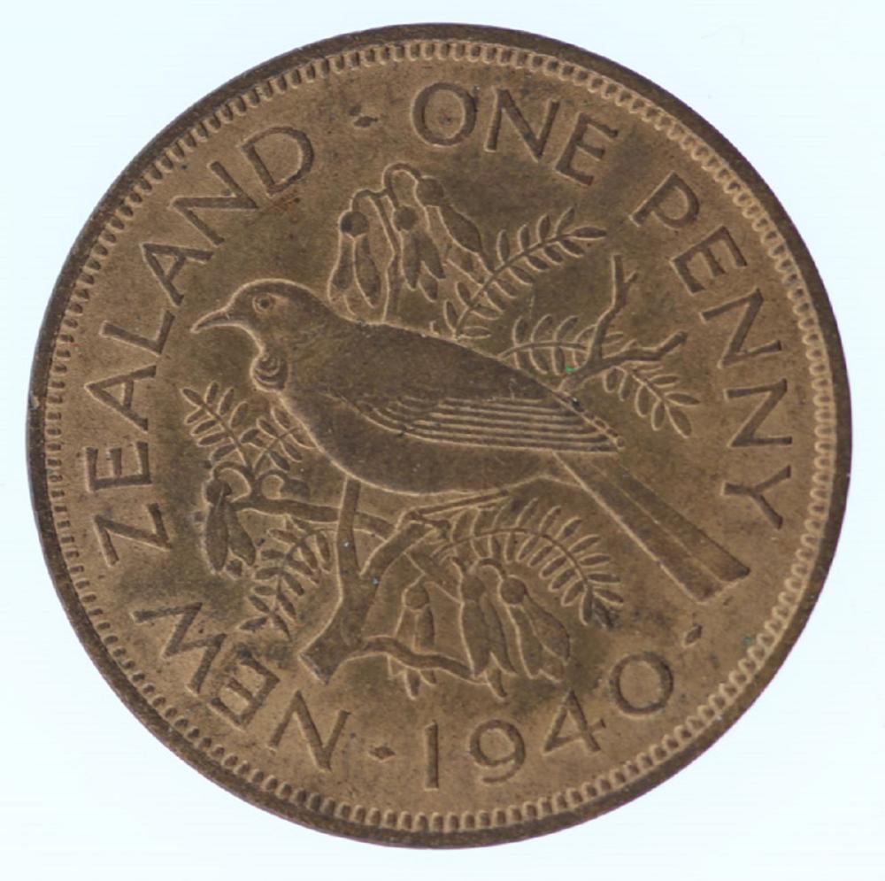 New Zealand. 1940 Penny, Ch... image