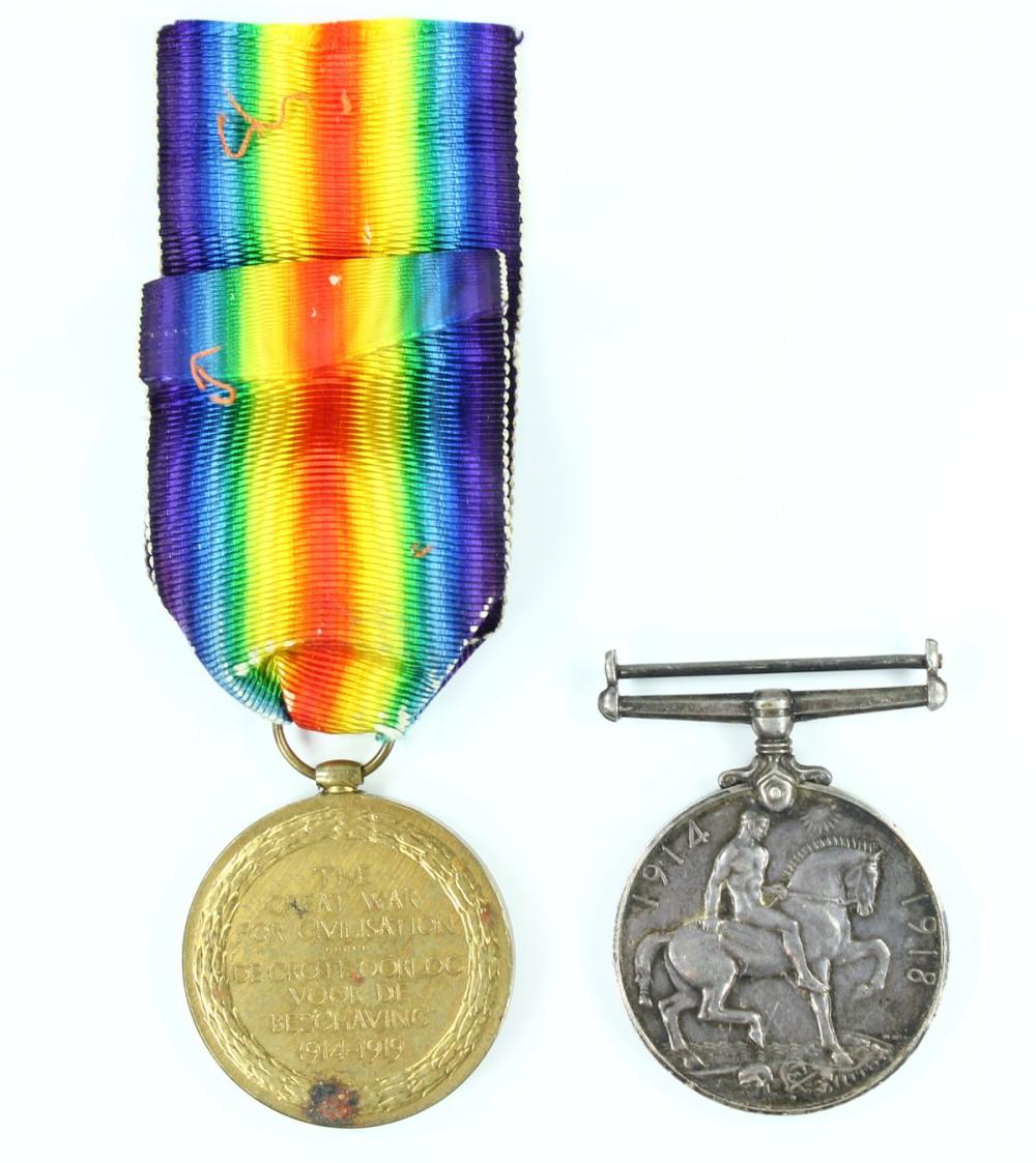 WWI British War Medal & Vic... image