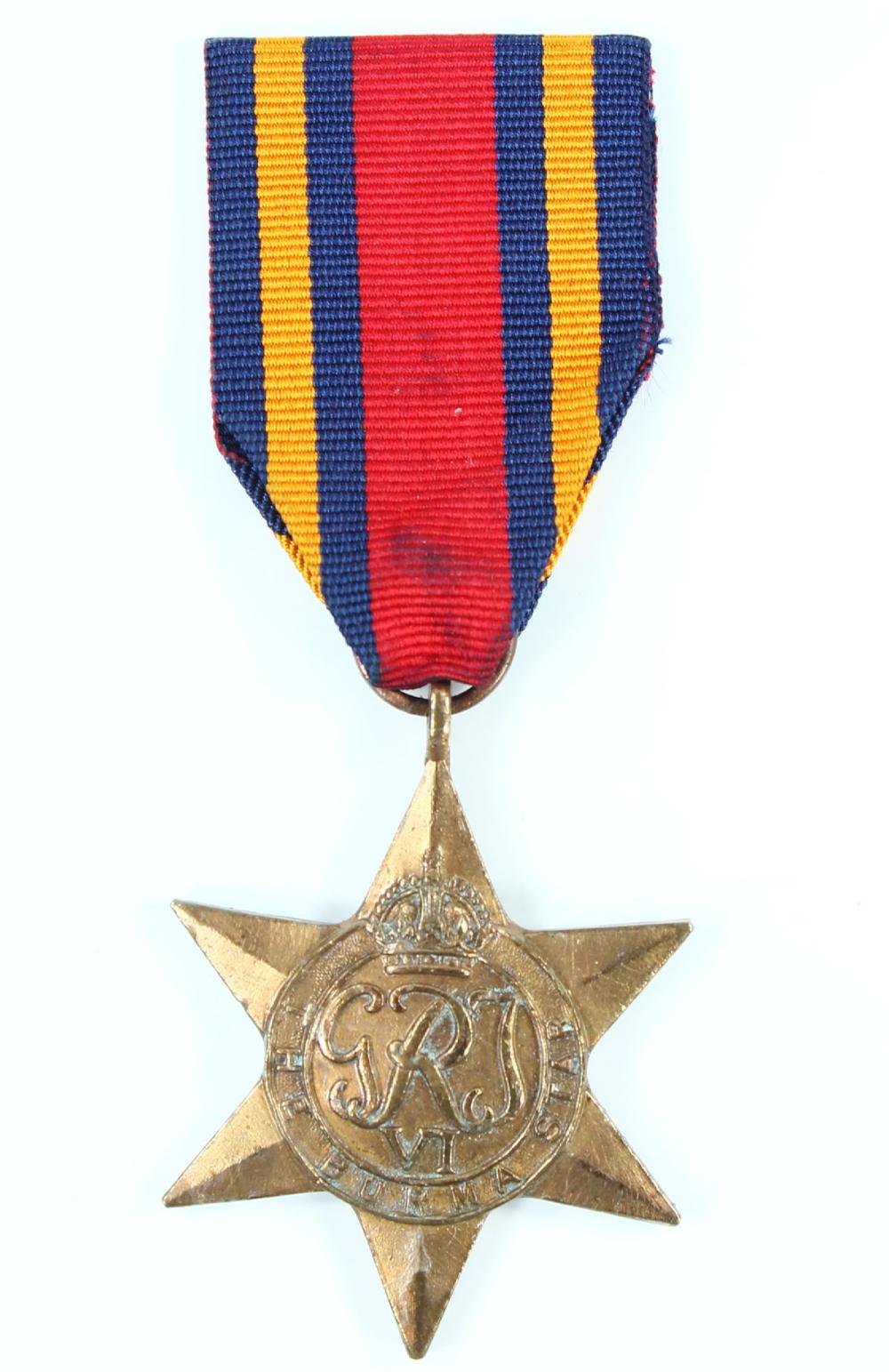 WWII Burma Star impressed 6... image