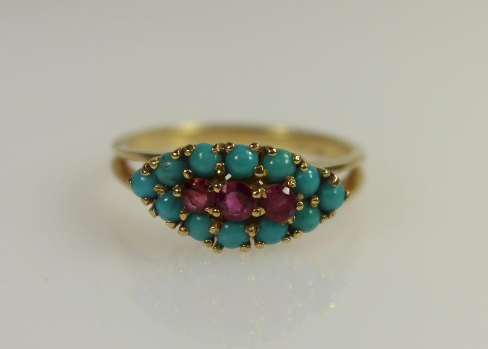 Delicate Ruby & Turquoise R... image