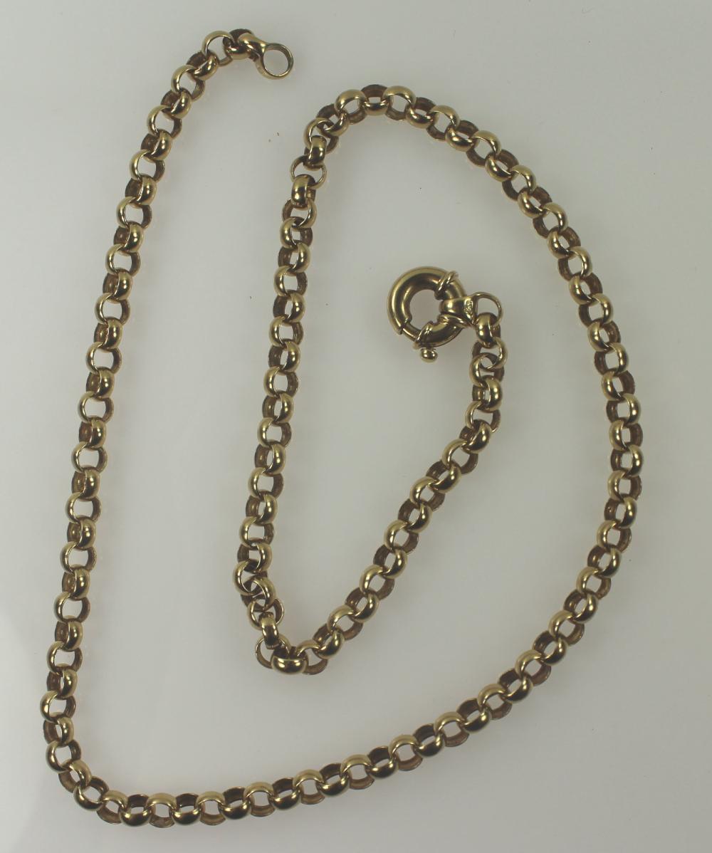 Modern Link Necklace in 9ct... image