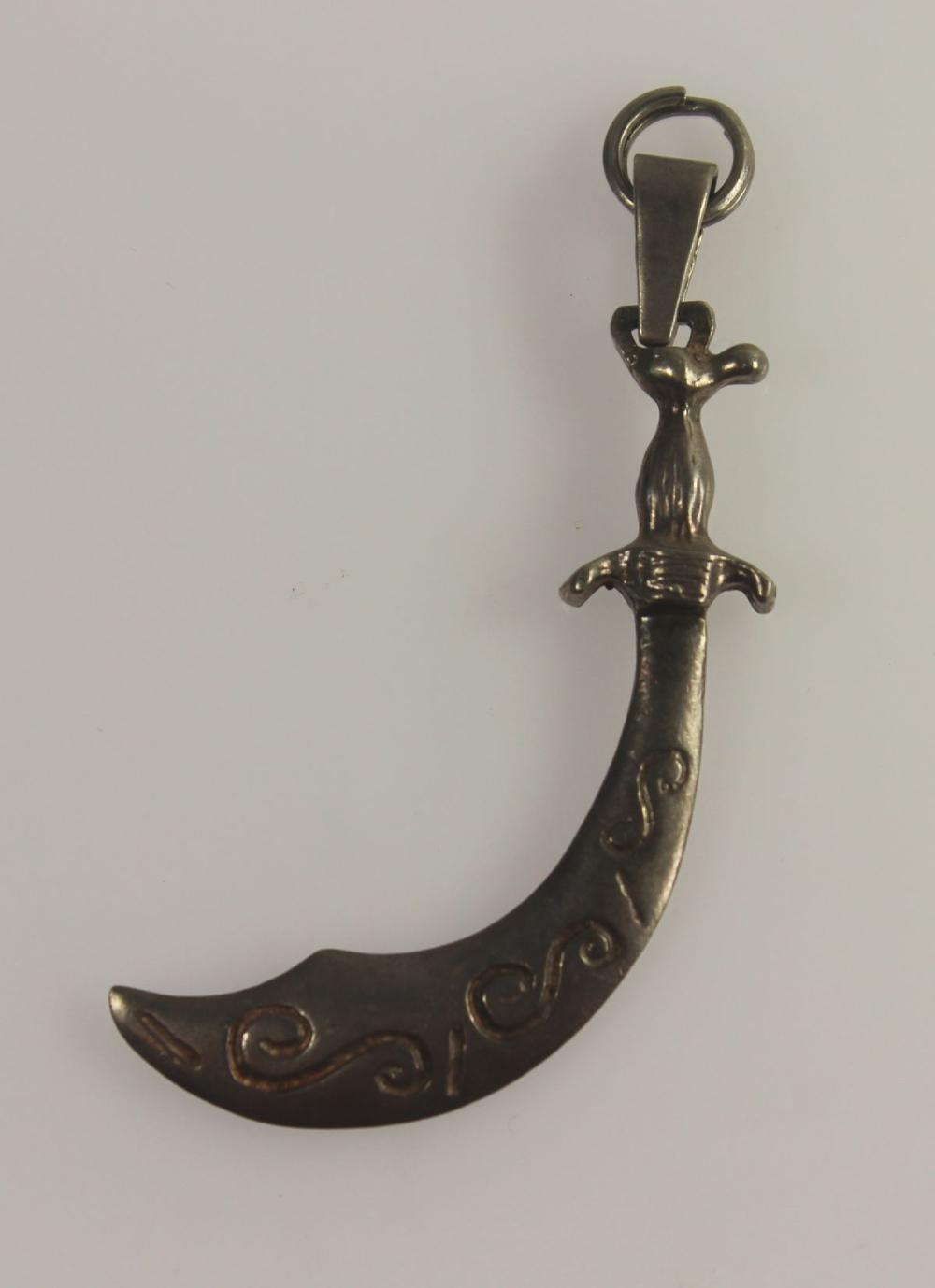 Scimitar Sword (925) Pendan... image