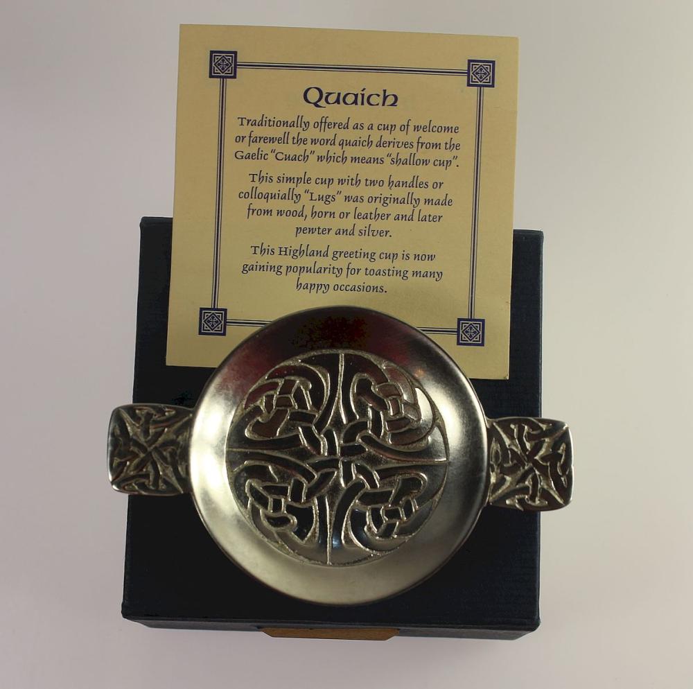 Celtic Pewter Quaich or Wel... image