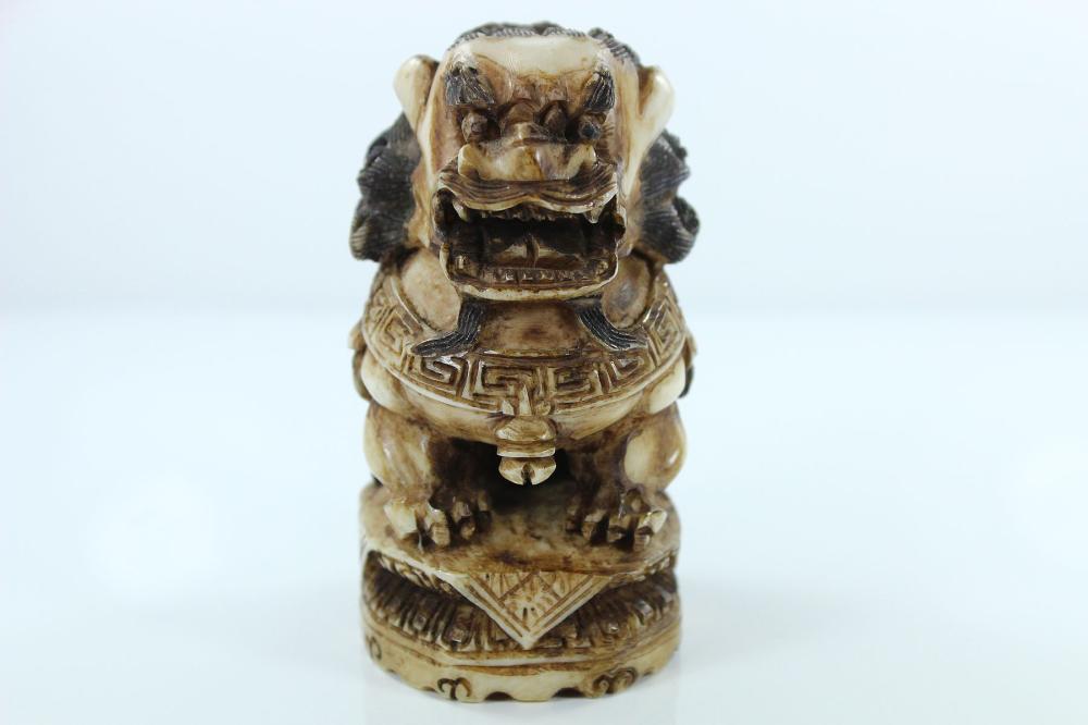 Intricate Chinese Ivory Car... image