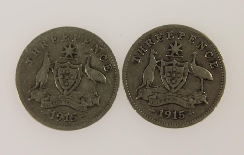 Australia 1915 Threepences,... image