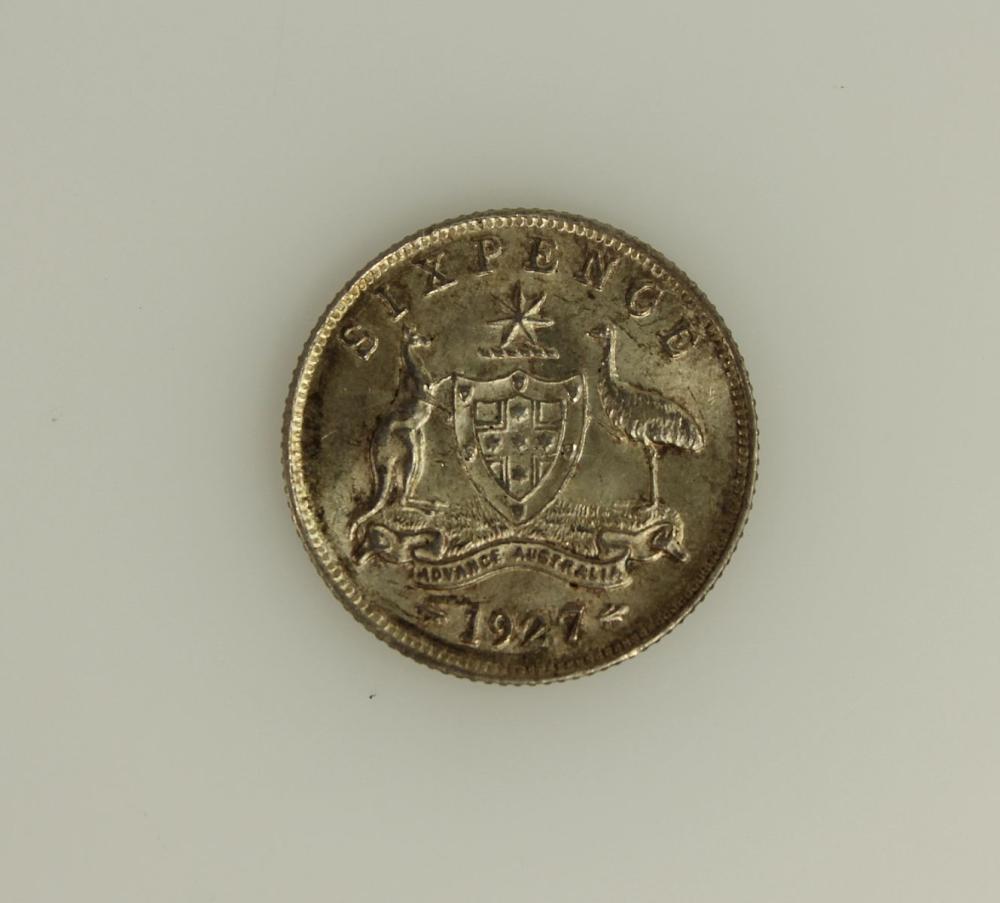 Australia 1927 Sixpence, Ch... image