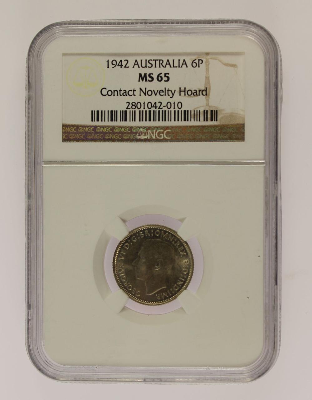 Australia 1942 (M) Sixpence... image