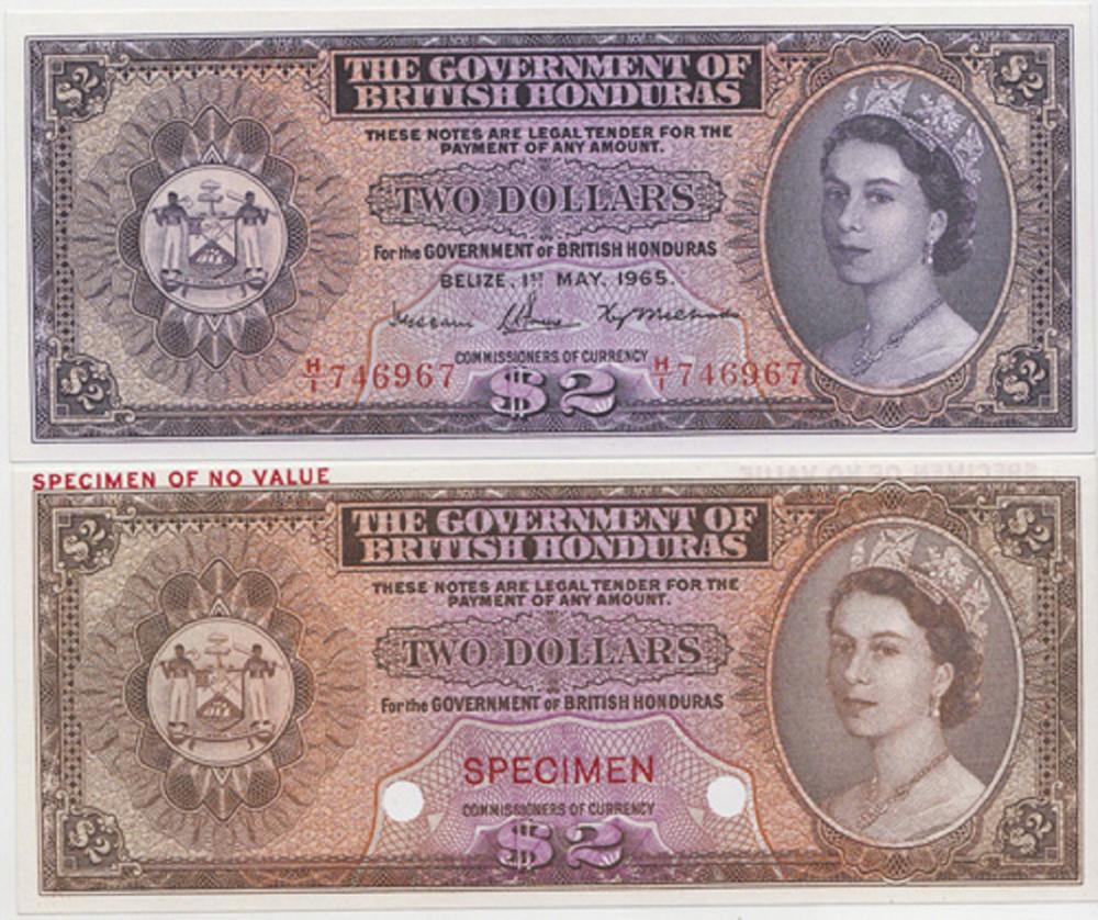 British Honduras $2 (1965) ... image