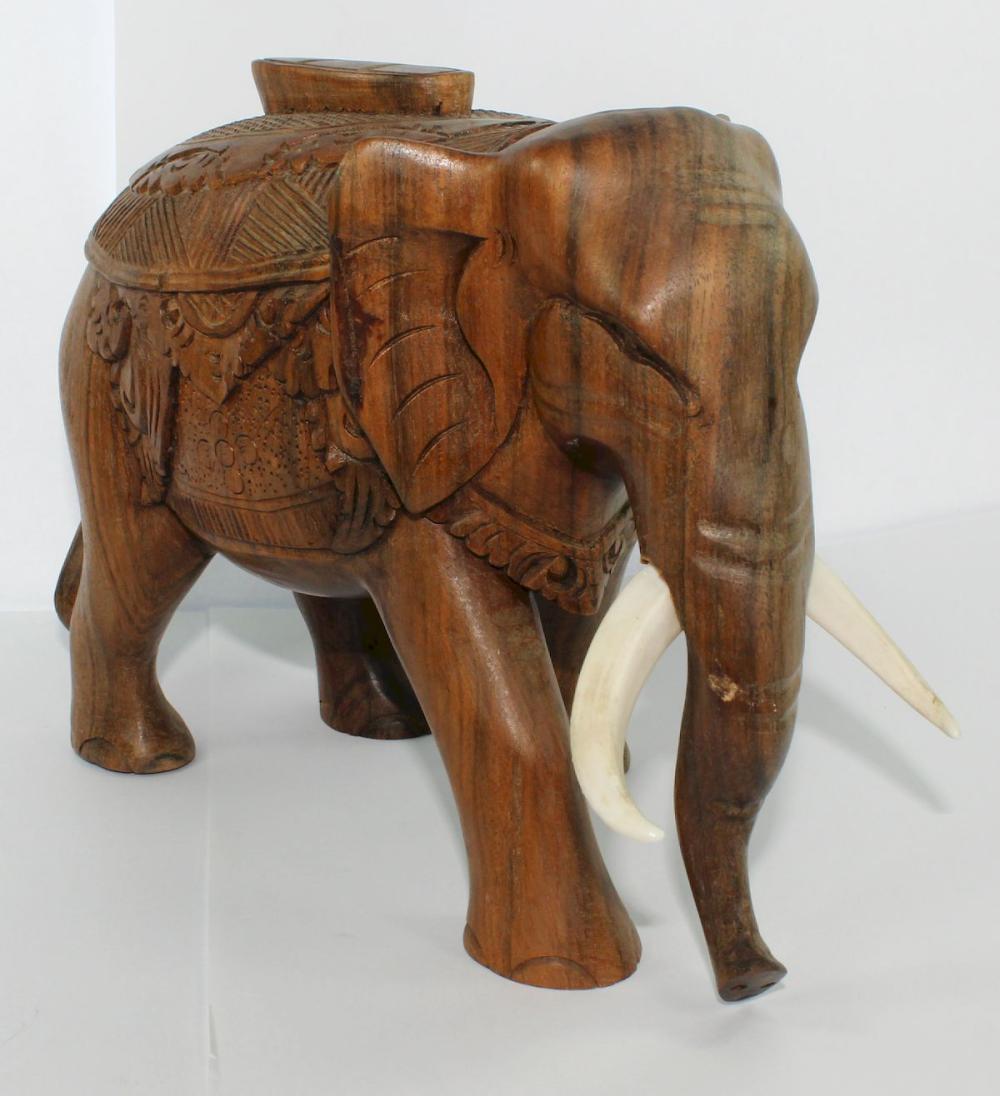 Asian Elephant carved in Te... image