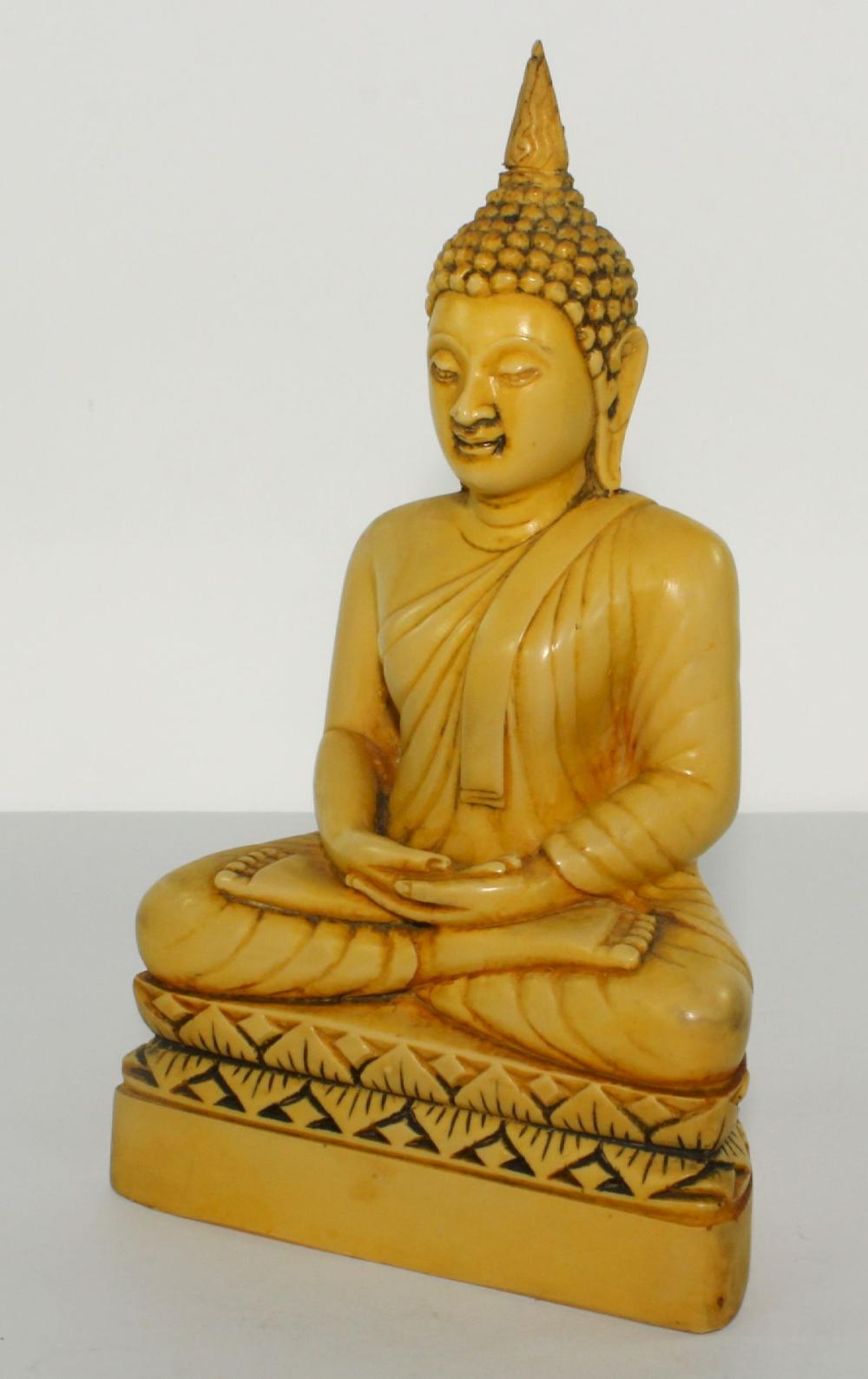 Sitting Buddha Figurine in ... image