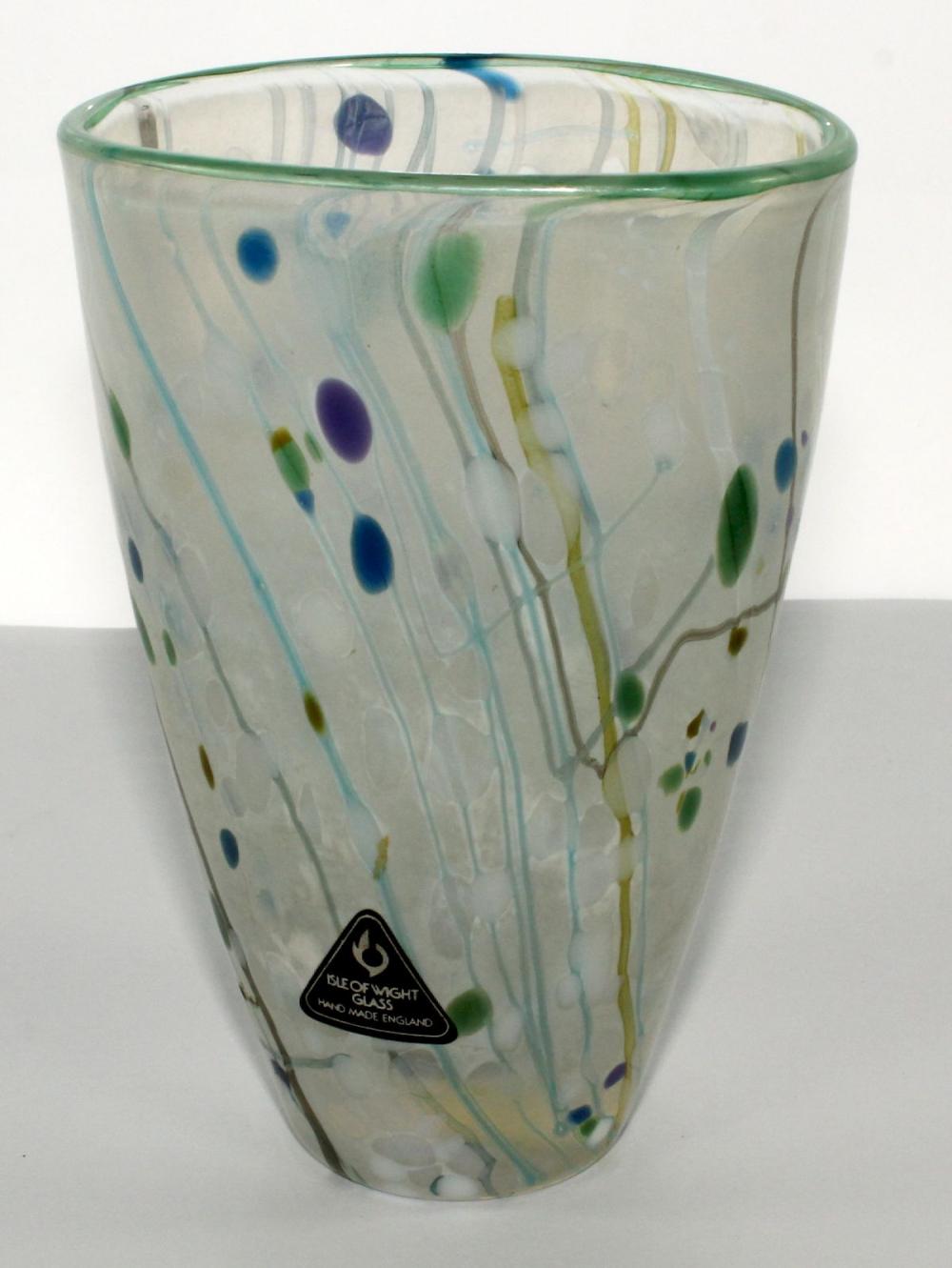 Isle of White Glass Vase image