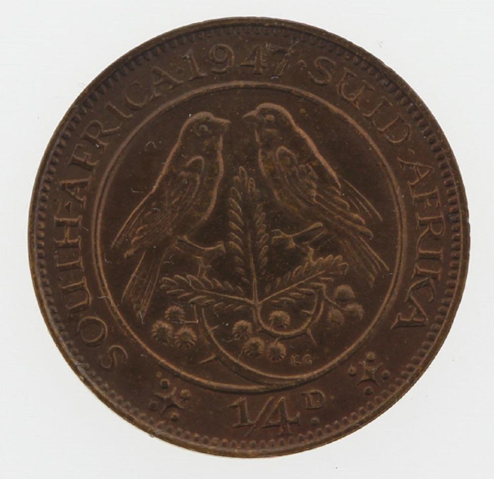 South Africa 1947 Proof 1/4... image