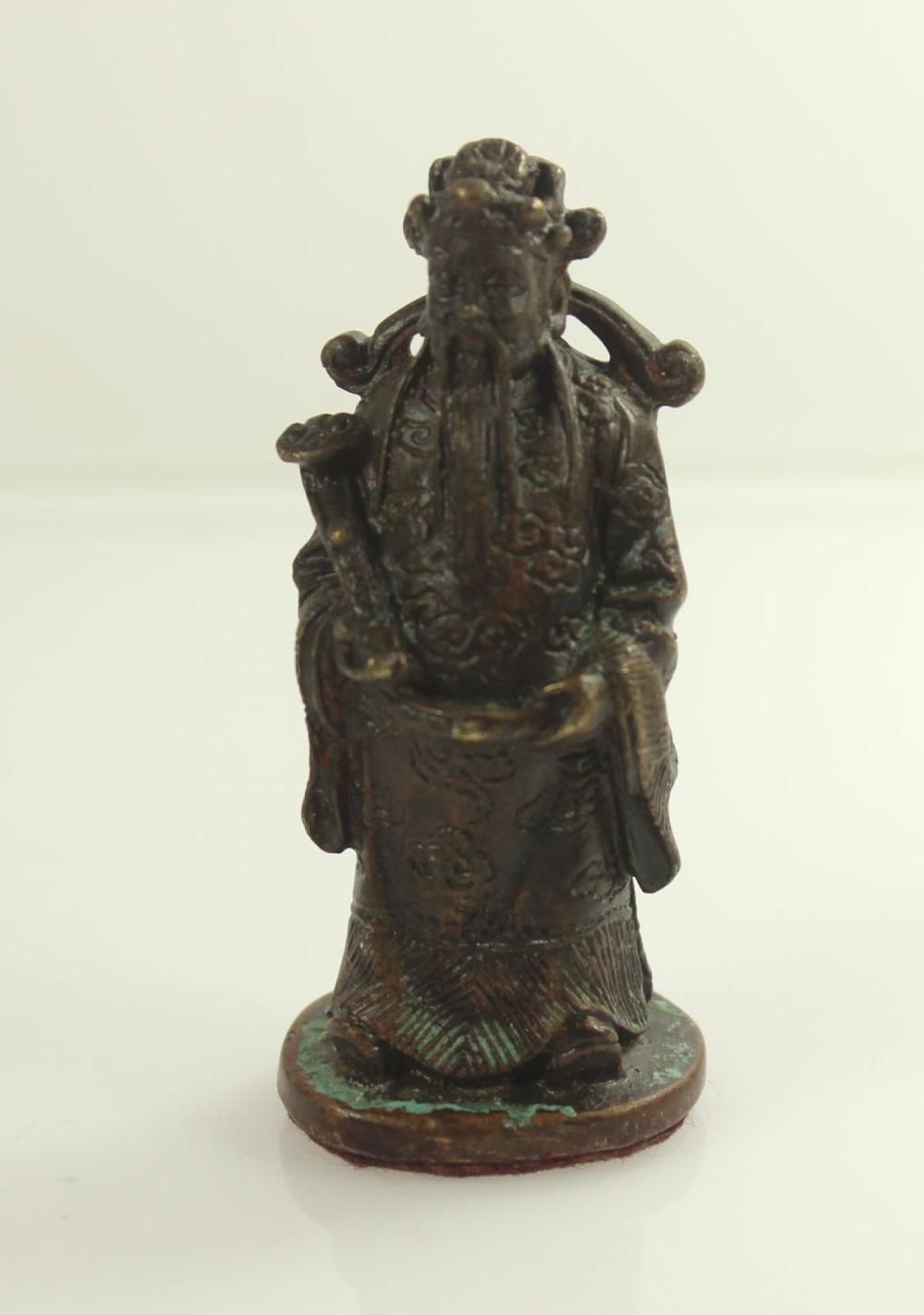 Solid Bronze Statue of Chin... image