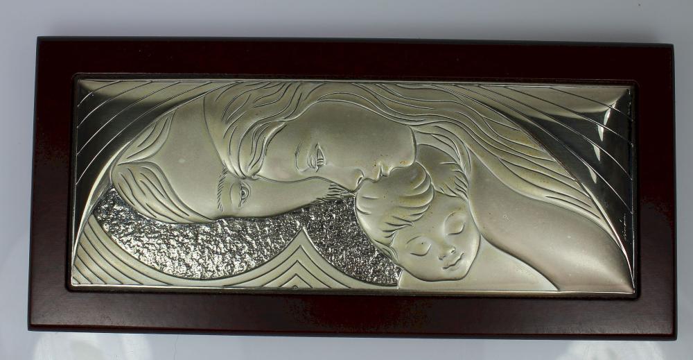 'Holy Family' Plaque in Sil... image