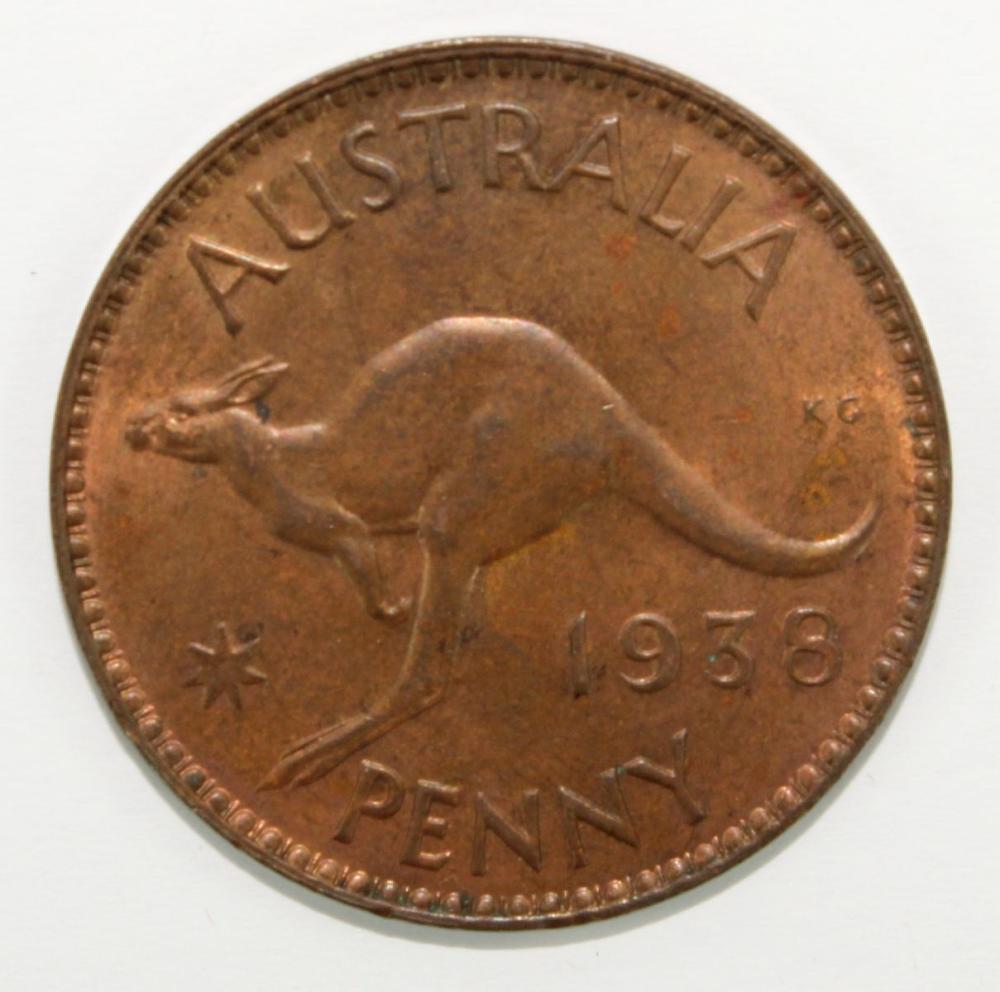 Australia 1938 Penny, Uncir... image