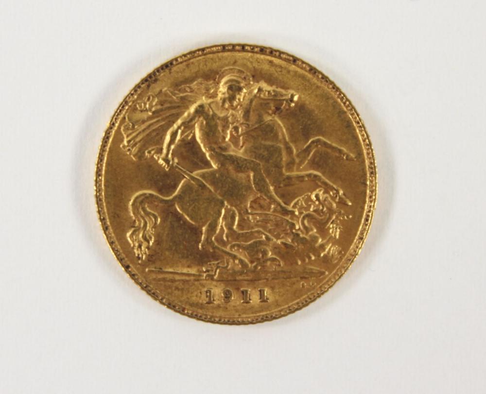 Great Britain 1911 Half Sov... image