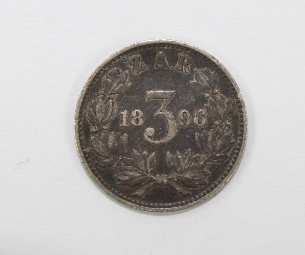 ZAR (South Africa) 1896 Sil... image