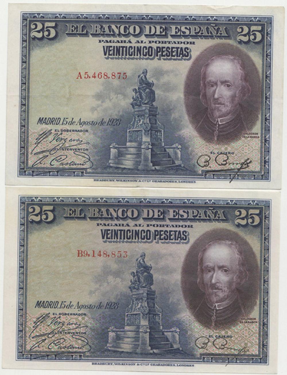 Spain '15 August 1928' 25 P... image