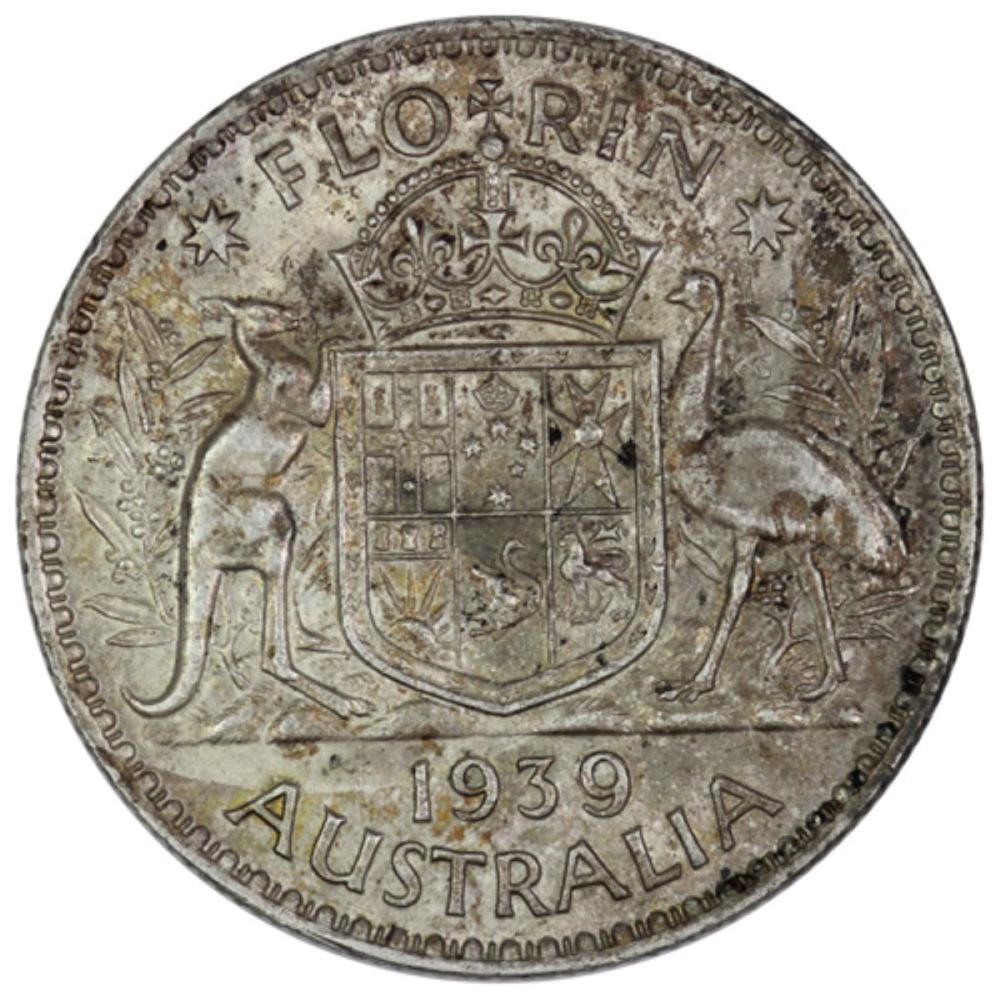 Australia 1939 Florin, abou... image