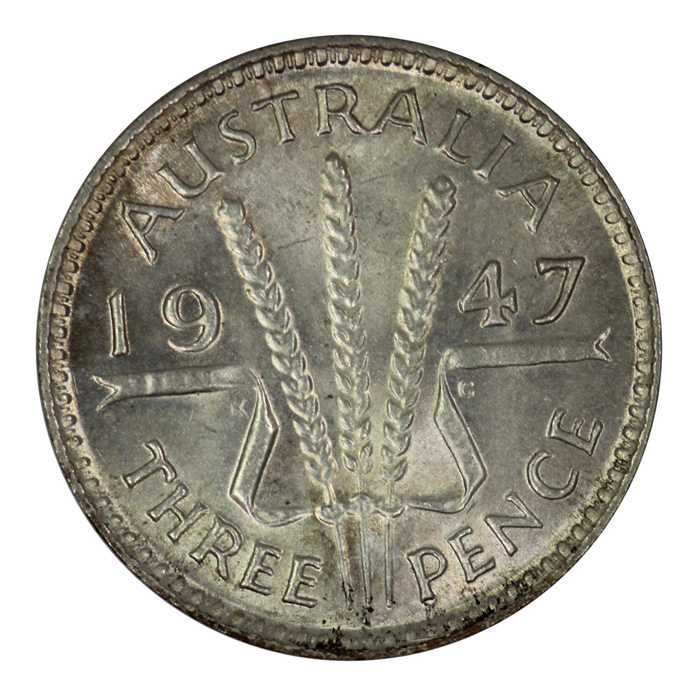 Australia 1947 Threepence, ... image