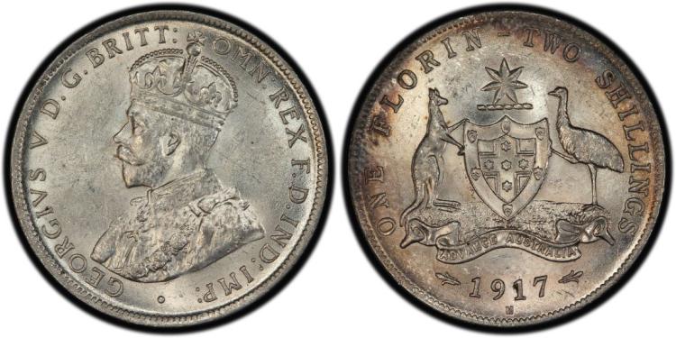 Australia 1917 M Florin - P... image