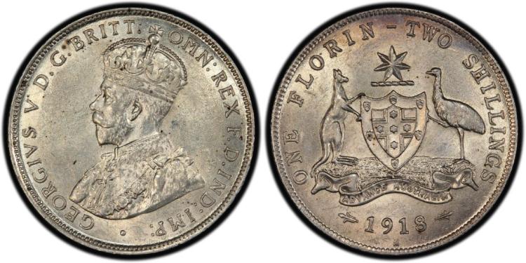 Australia 1918 M Florin - P... image