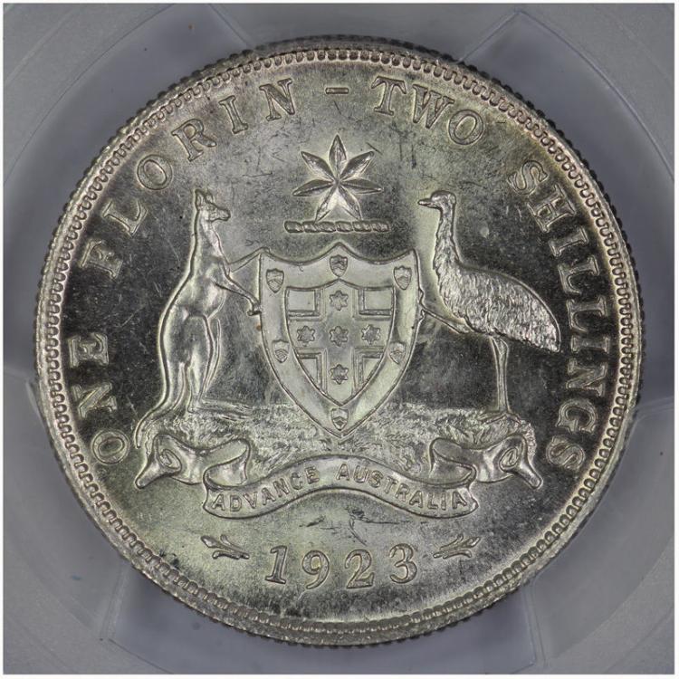 Australia 1923 Florin - PCG... image