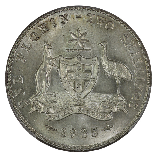 Australia 1935 Florin - PCG... image