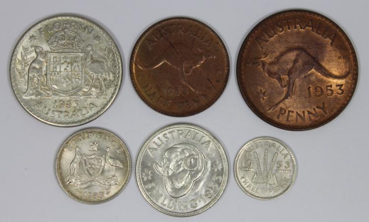 Australia 1953 Year Set - 1... image