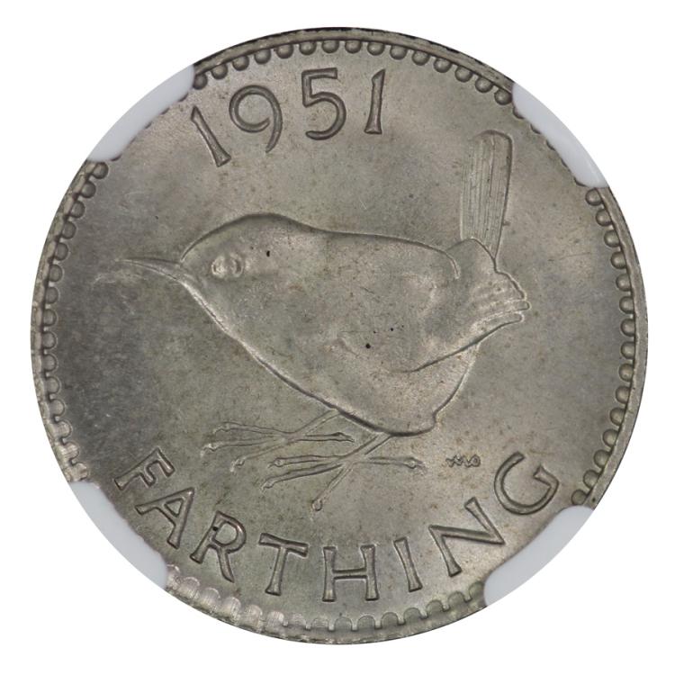 Great Britain 1951 Farthing... image