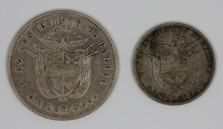 Panama 1904 5 & 10 Centesim... image