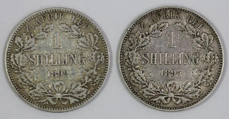 South Africa 1892 & 1894 Sh... image