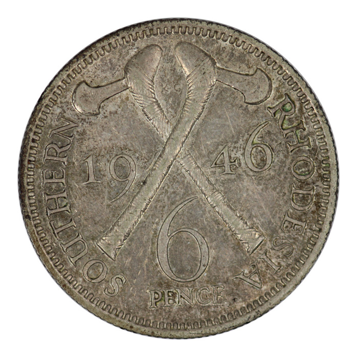 Southern Rhodesia 1946 Sixp... image