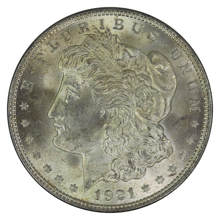 USA 1921 'Morgan' Silver Do... image