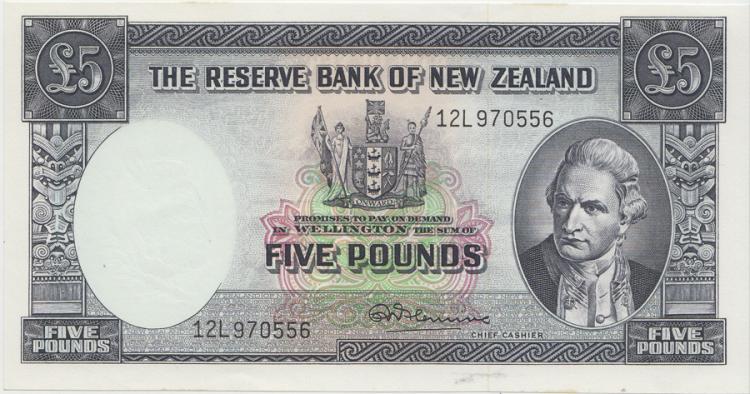 New Zealand (1967) £5, Last... image