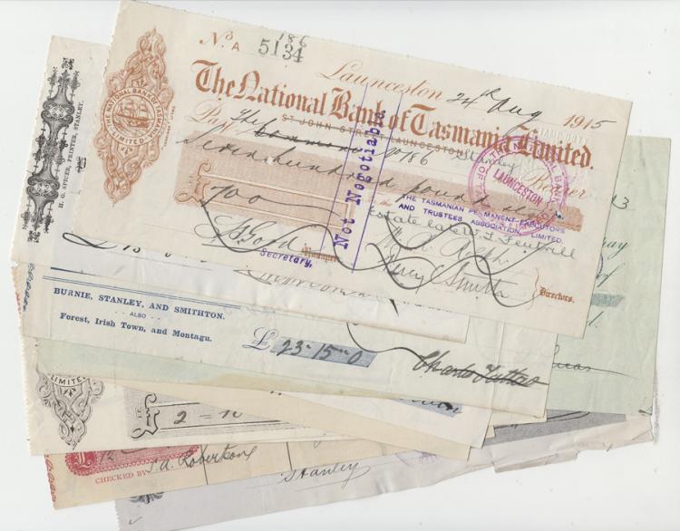 Australia. Ten early Cheque... image