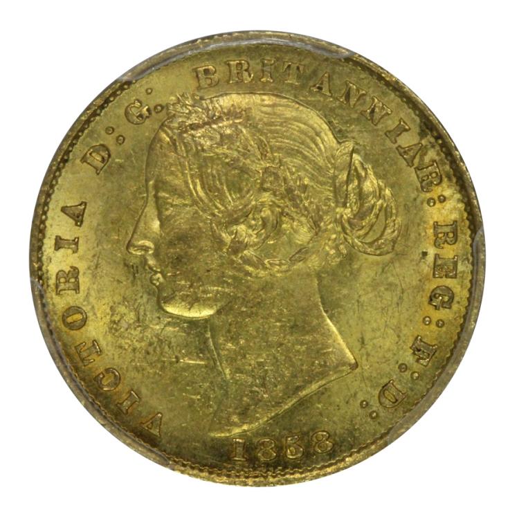 Australia 1858 Sydney Mint ... image