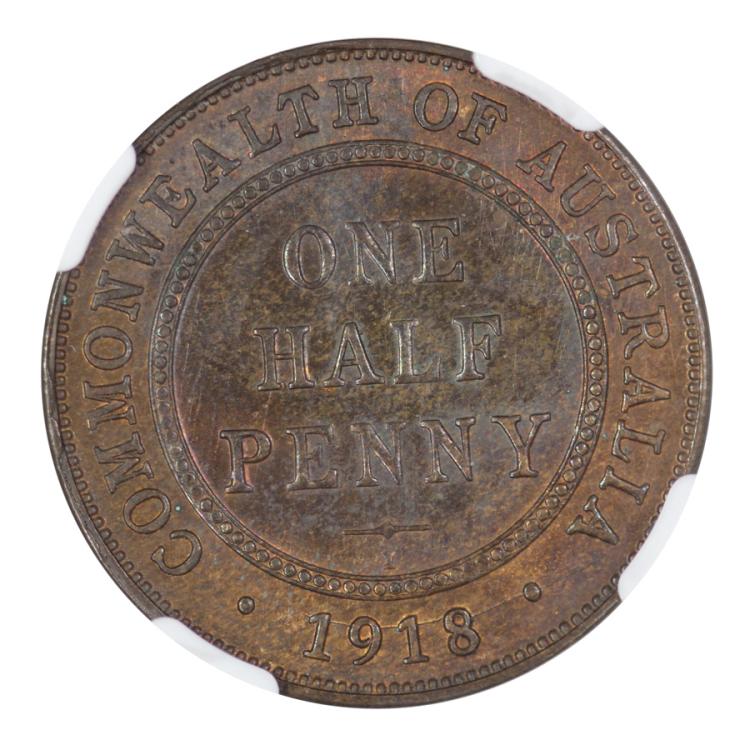 Australia 1918 I Halfpenny ... image