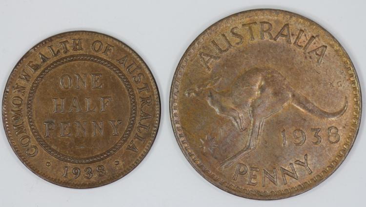 Australia 1938 Halfpenny & ... image