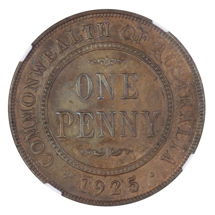 Australia 1925 Penny - NGC ... image