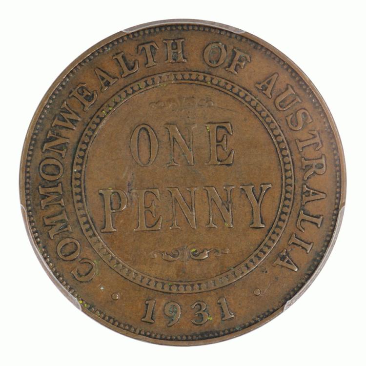 Australia 1931 Penny - Indi... image