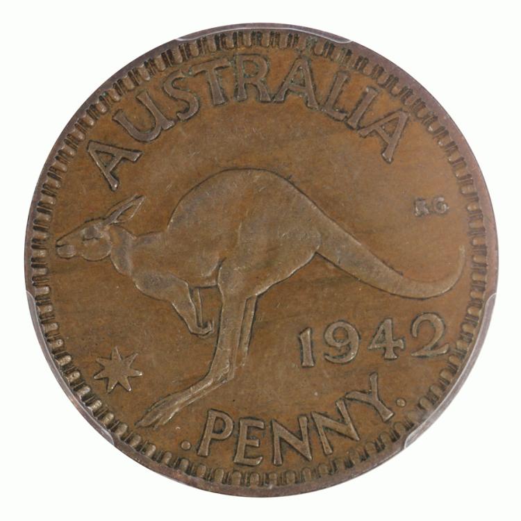 Australia 1942 'I' Penny - ... image