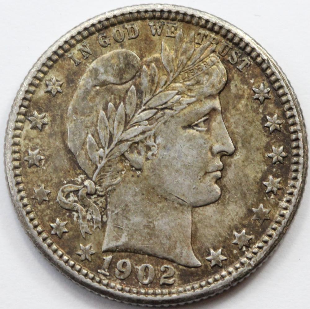 U.S.A. 1902 Quarter Dollar,... image